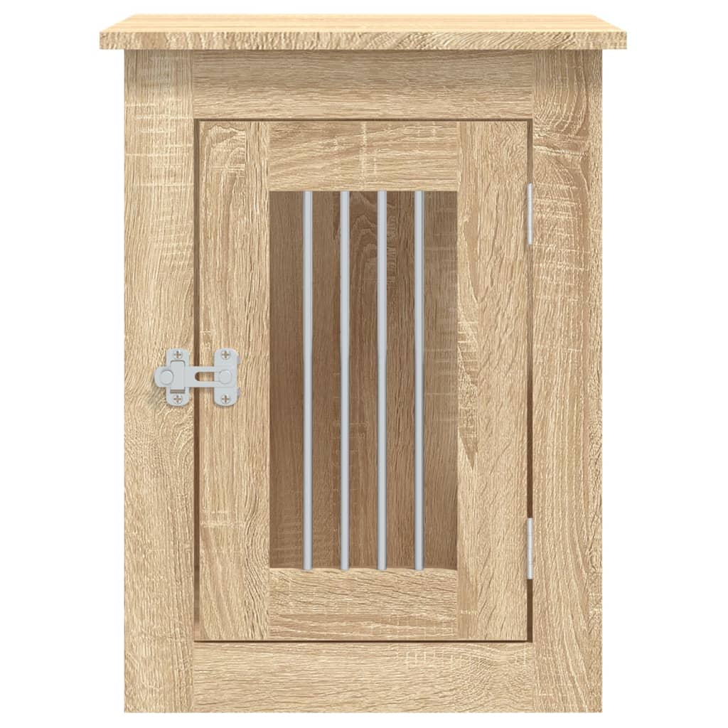 Dog Crate Furniture Sonoma Oak 45x62x59 cm Engineered Wood