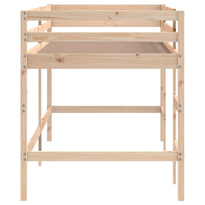 Kids' Loft Bed without Mattress with Ladder 80x200 cm