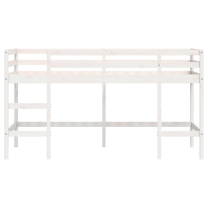 Kids' Loft Bed without Mattress with Ladder 90x190 cm Single