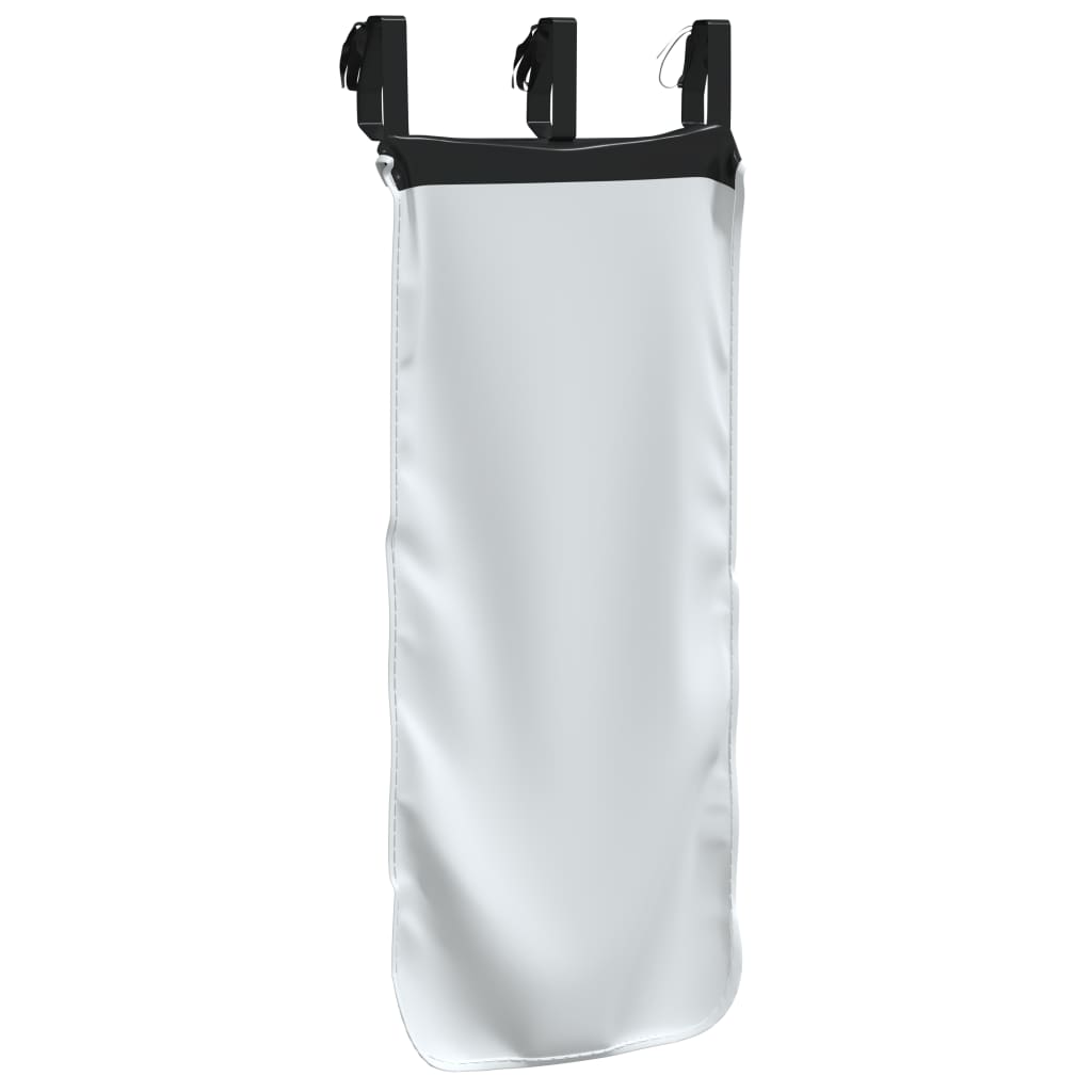 Curtains for Loft Bed with Tunnel and Tower White and Black