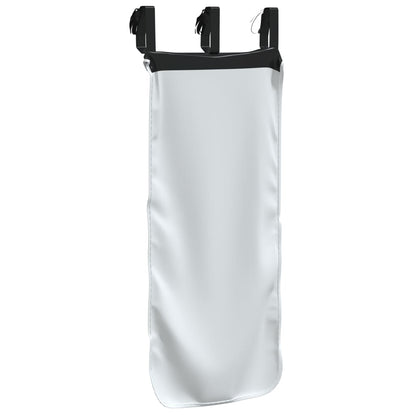Curtains for Loft Bed with Tunnel and Tower White and Black