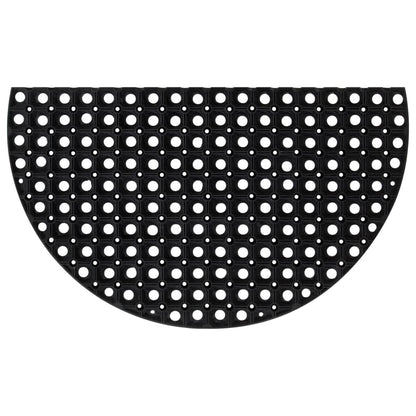 Door Mat Half Round 45x75 cm Rubber