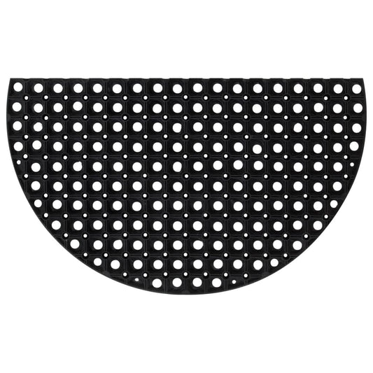 Door Mat Half Round 45x75 cm Rubber