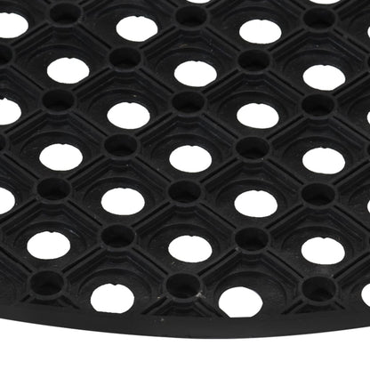 Door Mat Half Round 45x75 cm Rubber