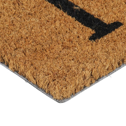 Door Mat Natural 45x75 cm Tufted Coir