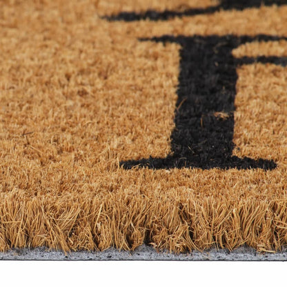 Door Mat Natural 45x75 cm Tufted Coir
