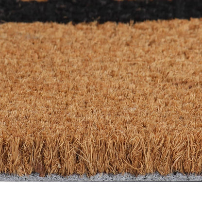 Door Mat Natural 45x75 cm Tufted Coir