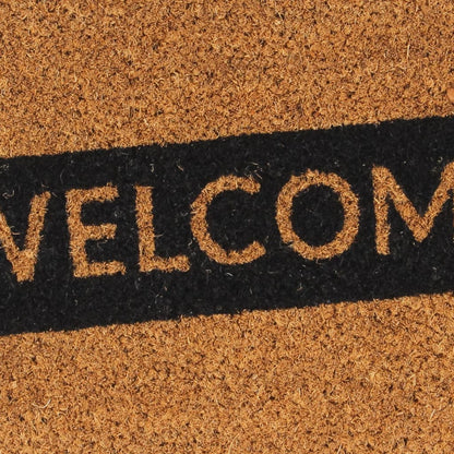 Door Mat Natural 45x75 cm Tufted Coir