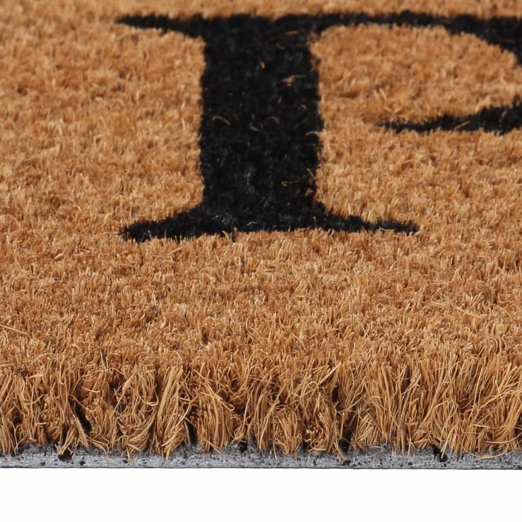 Door Mat Natural 45x75 cm Tufted Coir