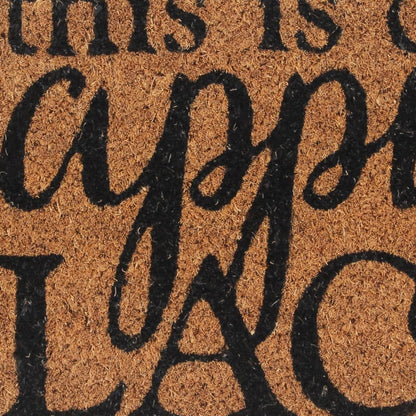 Door Mat Natural 45x75 cm Tufted Coir