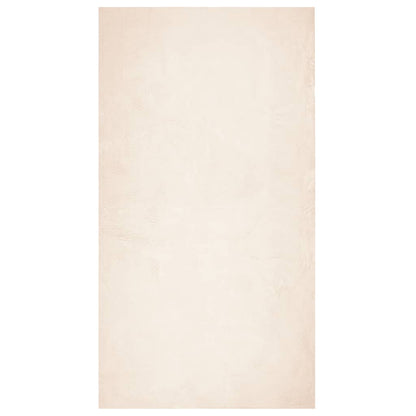 Rug HUARTE Short Pile Soft and Washable Beige 60x110 cm