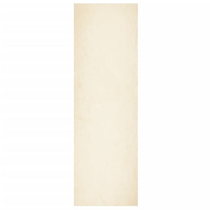 Rug HUARTE Short Pile Soft and Washable Cream 80x250 cm