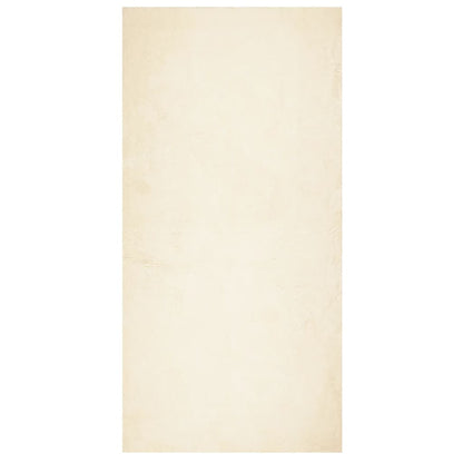 Rug HUARTE Short Pile Soft and Washable Cream 100x200 cm