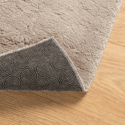 Rug HUARTE Short Pile Soft and Washable Sand 200x200 cm