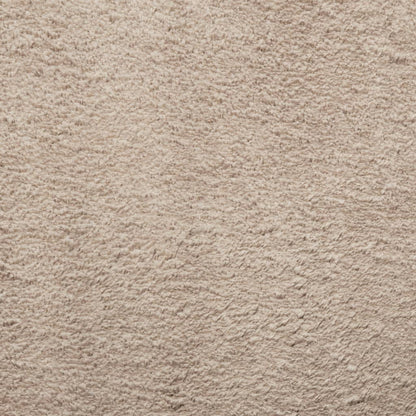 Rug HUARTE Short Pile Soft and Washable Sand 240x240 cm