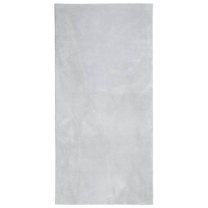 Rug HUARTE Short Pile Soft and Washable Grey 100x200 cm