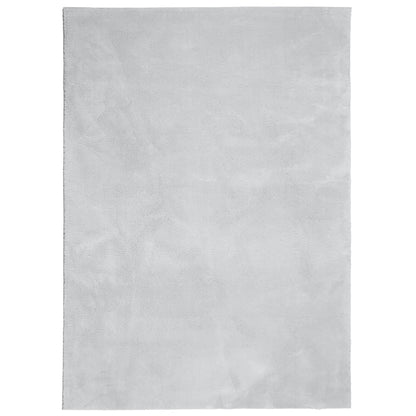Rug HUARTE Short Pile Soft and Washable Grey 160x230 cm