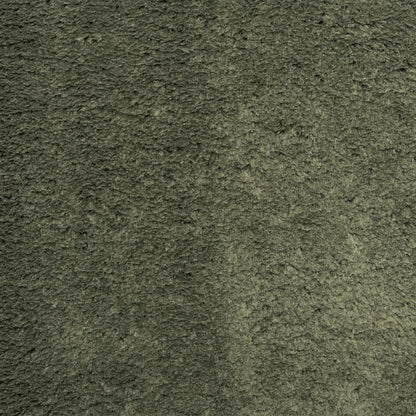 Rug HUARTE Short Pile Soft and Washable Forest Green 200x200 cm