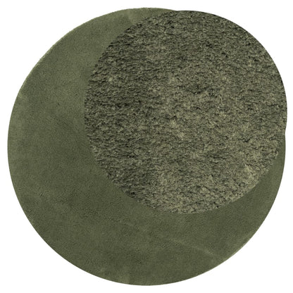 Rug HUARTE Short Pile Soft and Washable Forest Green Ø 120 cm