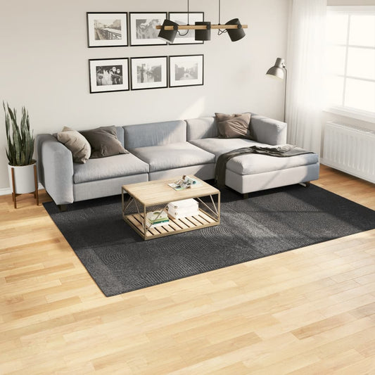Rug IZA Short Pile Scandinavian Look Anthracite 200x280 cm