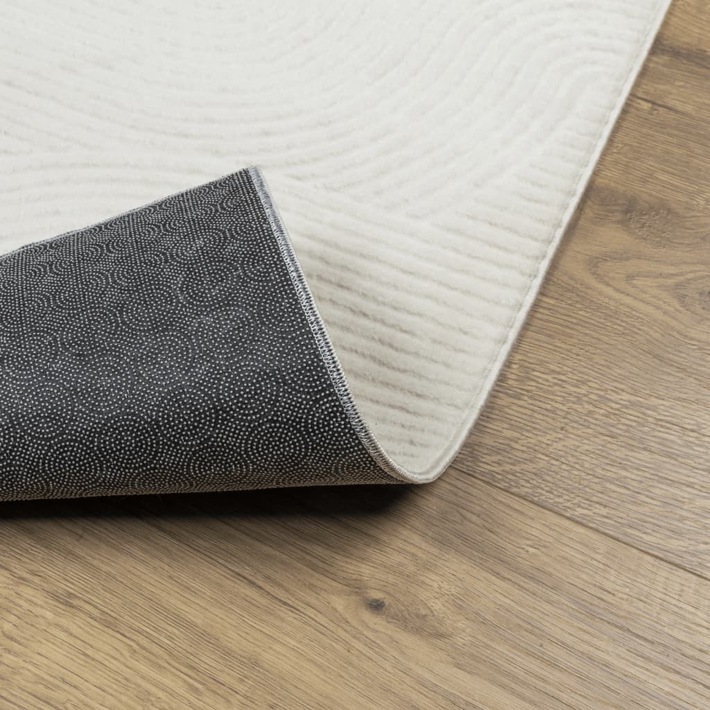 Rug IZA Short Pile Scandinavian Look Cream 200x280 cm