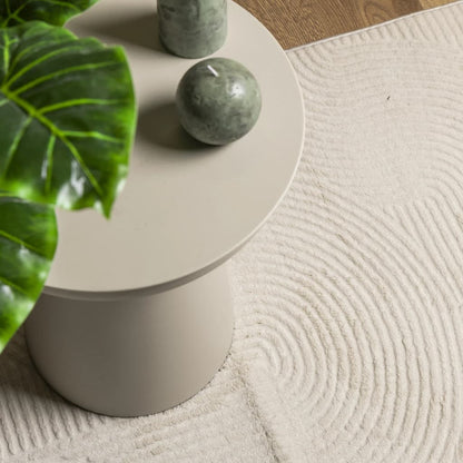 Rug IZA Short Pile Scandinavian Look Cream 200x280 cm