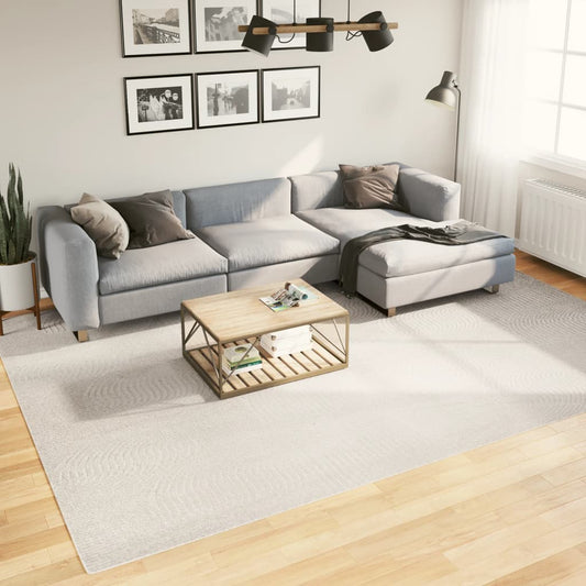 Rug IZA Short Pile Scandinavian Look Cream 240x340 cm