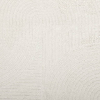 Rug IZA Short Pile Scandinavian Look Cream Ø 100 cm