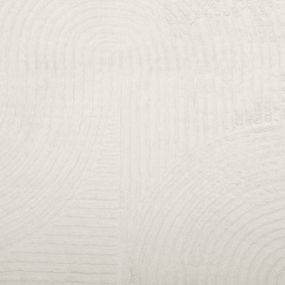 Rug IZA Short Pile Scandinavian Look Cream Ø 160 cm