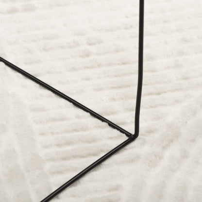 Rug IZA Short Pile Scandinavian Look Cream Ø 200 cm