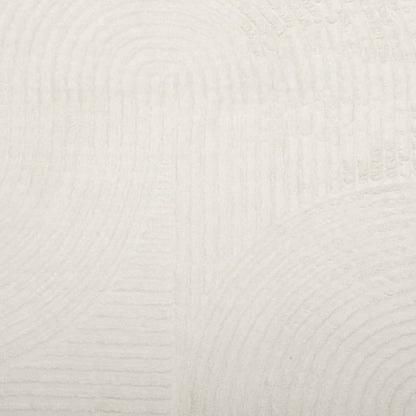 Rug IZA Short Pile Scandinavian Look Cream Ø 200 cm