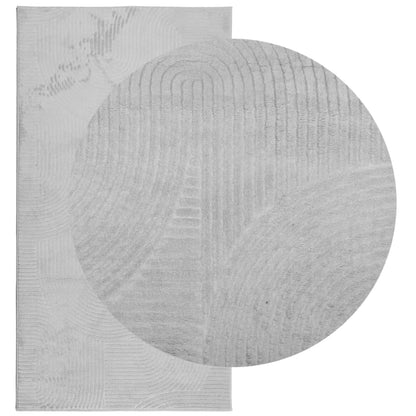 Rug IZA Short Pile Scandinavian Look Grey 80x150 cm