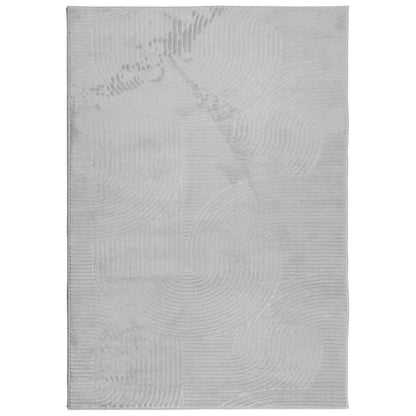 Rug IZA Short Pile Scandinavian Look Grey 160x230 cm