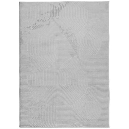 Rug IZA Short Pile Scandinavian Look Grey 240x340 cm