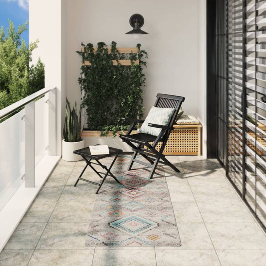 Rug ARBIZU Indoor and Outdoor Vintage Design 80x250 cm