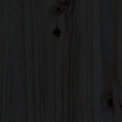 Day Bed without Mattress Black 80x200 cm Solid Wood Pine