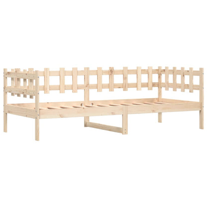 Day Bed without Mattress  90x190 cm Single Solid Wood Pine
