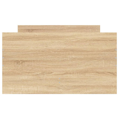 Bed Frame with Drawers without Mattress Sonoma Oak 90x200 cm