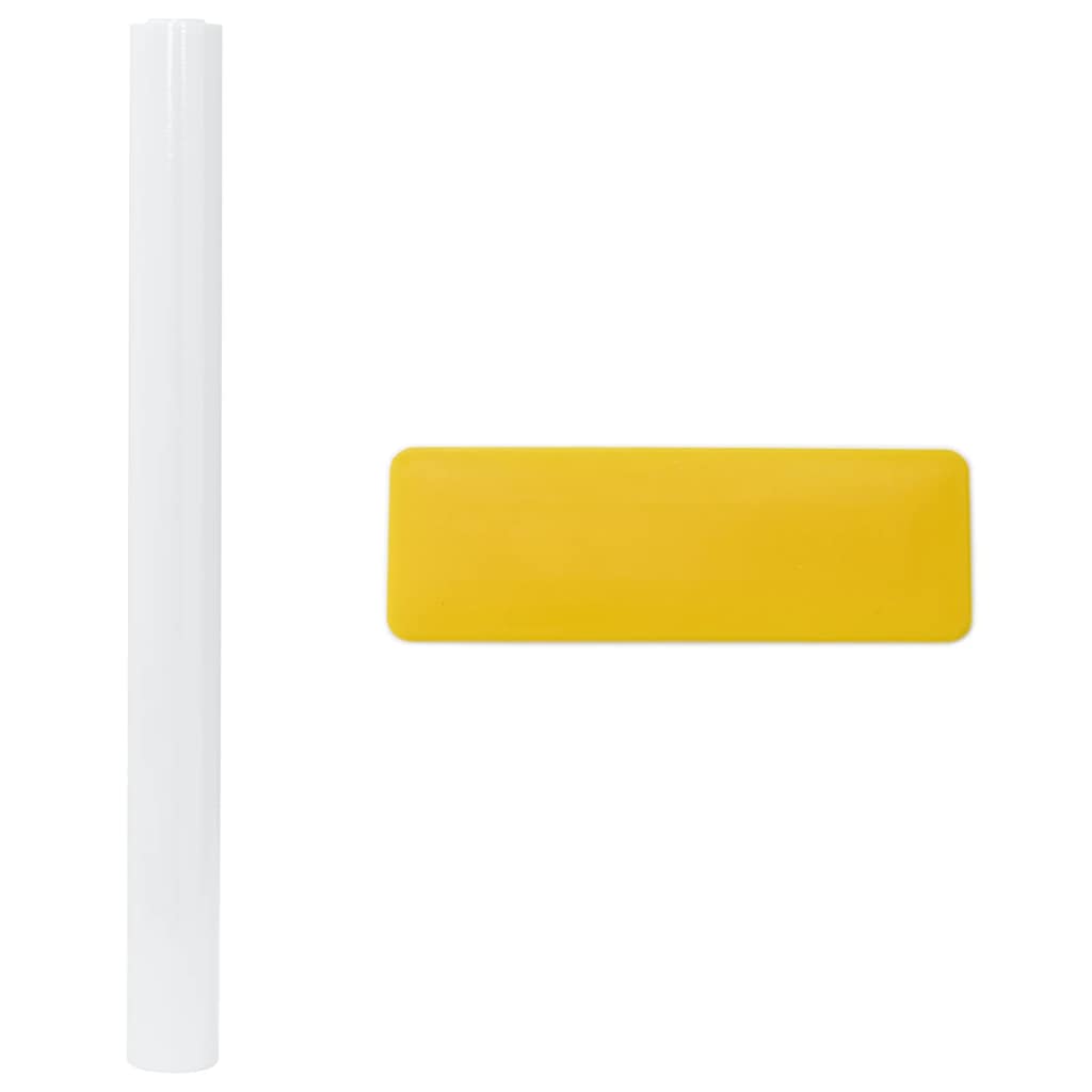 Window Films 5 pcs Static Frosted White PVC