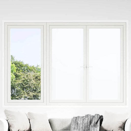 Window Films 5 pcs Static Frosted White PVC