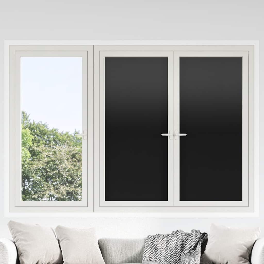 Window Films 5 pcs Static Frosted Black PVC