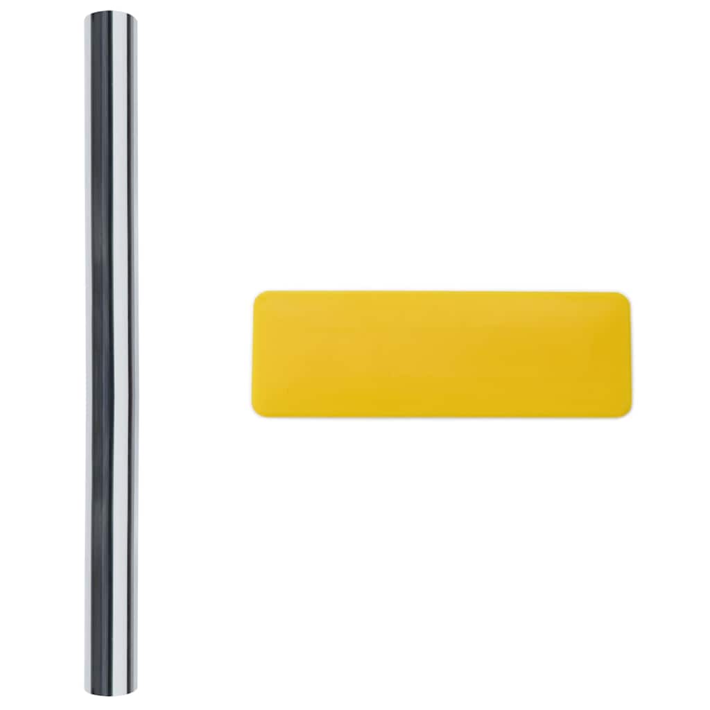 Solar Films 5 pcs Static Reflective Effect Silver PVC