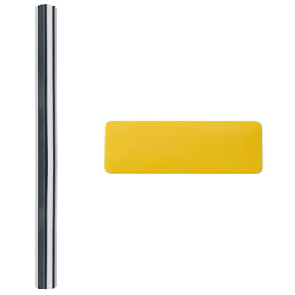 Solar Films 5 pcs Static Reflective Effect Silver PVC