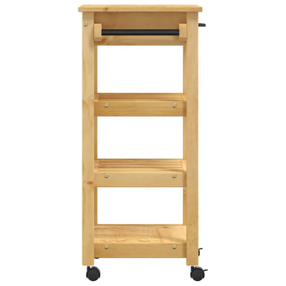 Kitchen Trolley MONZA 48x40x88.5 cm Solid Wood Pine