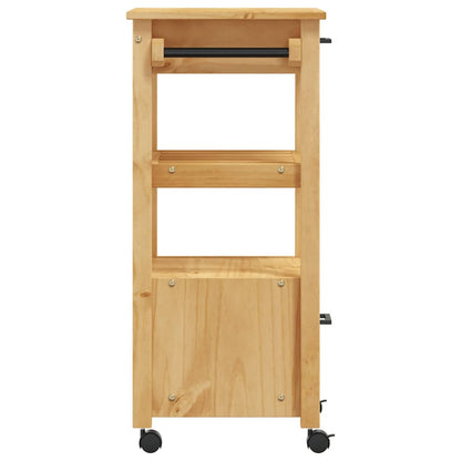 Kitchen Trolley MONZA 48x40x88.5 cm Solid Wood Pine