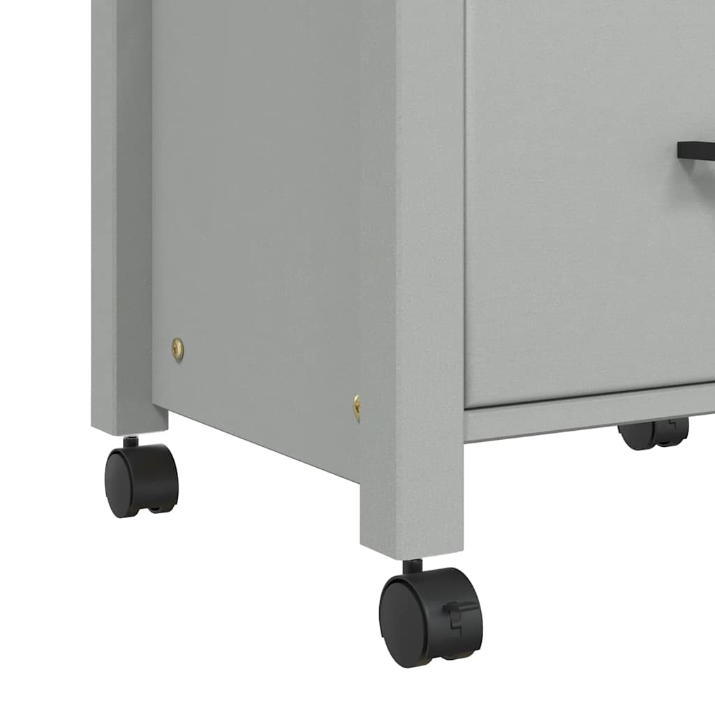 Kitchen Trolley MONZA 48x40x88.5 cm Solid Wood Pine