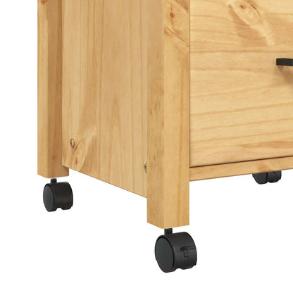 Kitchen Trolley MONZA 48x40x88.5 cm Solid Wood Pine