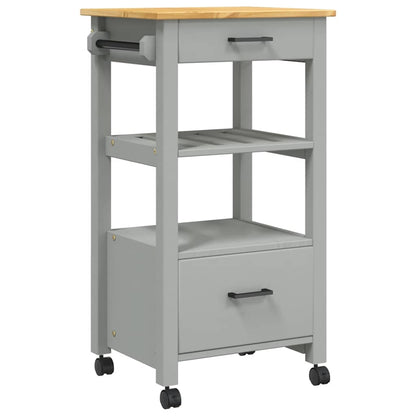 Kitchen Trolley MONZA 48x40x88.5 cm Solid Wood Pine