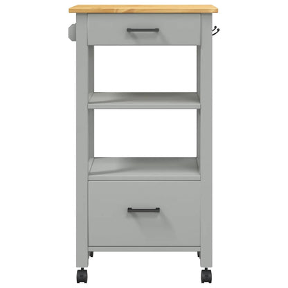 Kitchen Trolley MONZA 48x40x88.5 cm Solid Wood Pine
