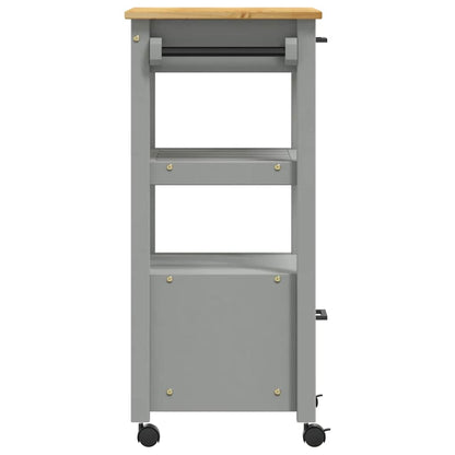 Kitchen Trolley MONZA 48x40x88.5 cm Solid Wood Pine